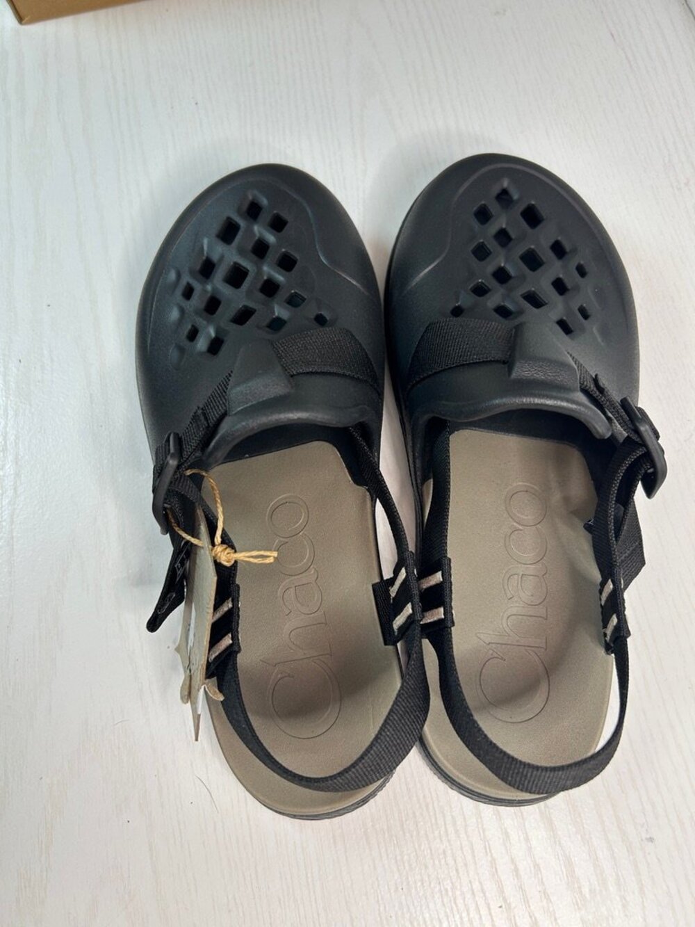 Chaco Chillos Clog Black Recovery Clogs Comfort Outdoor Slip On Shoes NWT Sz 10 - Picture 3 of 12